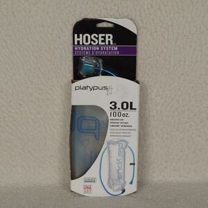 Platypus Hoser Hydration System 3.0 L 100 oz. 7 x 16.5" 109 g Made in USA Sealed